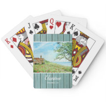 ポピーフィールド横向き水絵画色