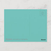 ポピーフィールド横向き水絵画色 ポストカード (裏面)