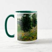 ポピーフィールド、アルジェントファインアートバイクラウドモネ マグカップ (左)