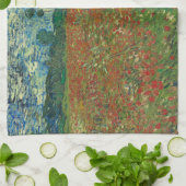 ポピーフィールド – ビンセント・ヴァン・ゴッホ キッチンタオル (折り畳み)