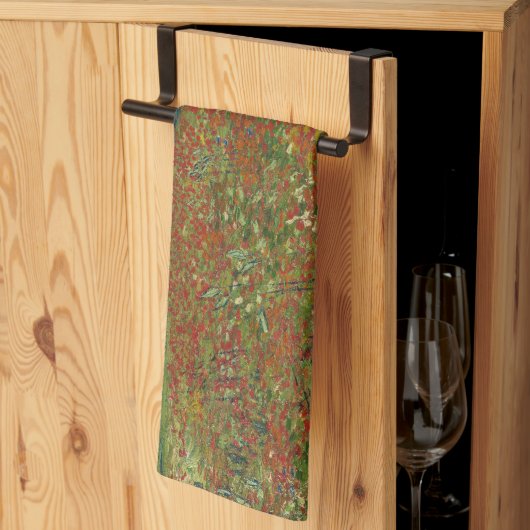 ポピーフィールド – ビンセント・ヴァン・ゴッホ キッチンタオル (三つ折り)