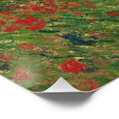 ポピーフィールド – ビンセント・ヴァン・ゴッホ ポスター (コーナー)