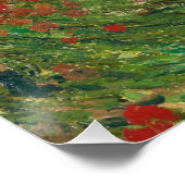 ポピーフィールド – ビンセント・ヴァン・ゴッホ ポスター (コーナー)