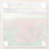 ポピーフィールドSFガラスコースター ガラスコースター (裏面)