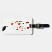 ポピーフラワーズバニーラビットフローラ ラゲッジタグ (正面横)