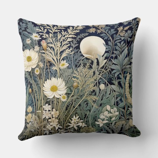 ポピーフラワーズファームハウスデコール装飾用クッション クッション (裏面)