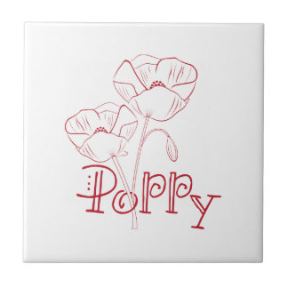 ポピーフラワーズ タイル