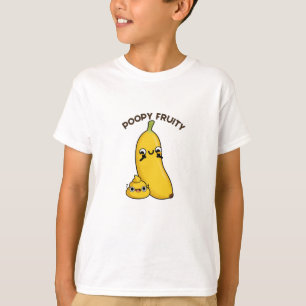 ポピーフルーティおもしろいフルーツバナナプン Tシャツ