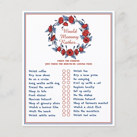 ポピーフローラの赤ちゃんシャワーはママにむしろ (正面)