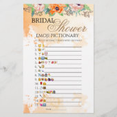 ポピーブライダルシャワー絵文字ゲーム (正面)