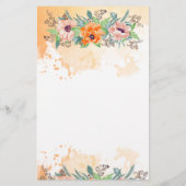 ポピーブライダルシャワー絵文字ゲーム (裏面)