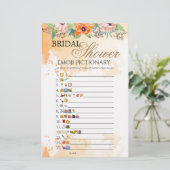 ポピーブライダルシャワー絵文字ゲーム (スタンド正面)