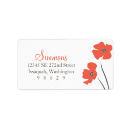 ポピーブロッサム住所 シール