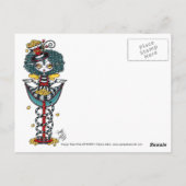 ポピーポップコーンピクシースティックレインボーサーカスポストカード ポストカード (裏面)