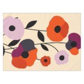 ポピーミニマル開花 テーブルクロス (正面(横))