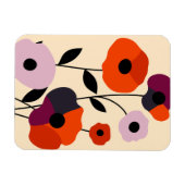 ポピーミニマル開花 マグネット (横)