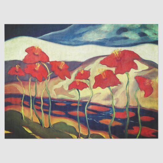 ポピーモダンズティッシュペーパー 薄葉紙 (正面)