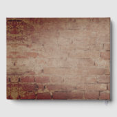 ポピーモノグラムダーク結婚ズのゲストブック ゲストブック (裏面)