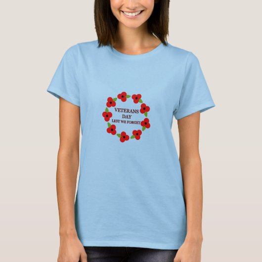 ポピーリース- Tシャツ (正面)