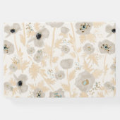 ポピーレンタルゲストブックウォーターカラーパターン ゲストブック (裏面)