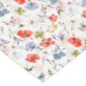 ポピー付きWIldflower Meadow テーブルクロス (アングル)
