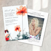 ポピー写真悔やみや弔慰葬儀記念館 サンキューカード