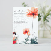 ポピー写真悔やみや弔慰葬儀記念館 サンキューカード (スタンド正面)