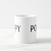 ポピー創立年 コーヒーマグカップ (中央)