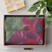 ポピー及び祈りの言葉デコペティッシュペーパー 薄葉紙 (ギフト)