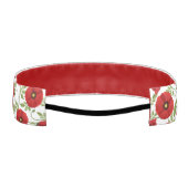 ポピー咲く楽しい夏の花 アスレチックヘッドバンド (裏面)