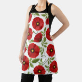 ポピー咲く楽しい夏の花 エプロン (インサイチュ)