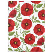 ポピー咲く楽しい夏の花 クリップボード (裏面)