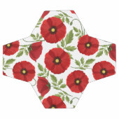 ポピー咲く楽しい夏の花 サッカーボール (フラット)