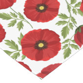 ポピー咲く楽しい夏の花 ショートテーブルランナー (コーナー)