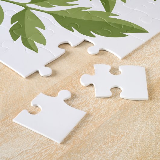 ポピー咲く楽しい夏の花 ジグソーパズル (側面)