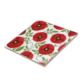 ポピー咲く楽しい夏の花 タイル (側面)