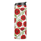 ポピー咲く楽しい夏の花 タンブラー (回転左)