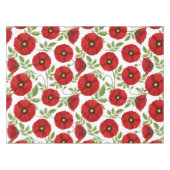 ポピー咲く楽しい夏の花 テーブルクロス (正面(横))