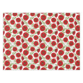 ポピー咲く楽しい夏の花 テーブルクロス (正面(横))