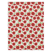 ポピー咲く楽しい夏の花 テーブルクロス (正面)