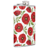 ポピー咲く楽しい夏の花 フラスク (右)