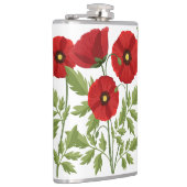 ポピー咲く楽しい夏の花 フラスク (右)