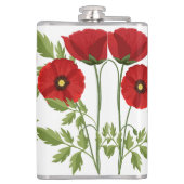ポピー咲く楽しい夏の花 フラスク (裏面)