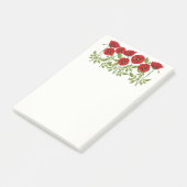 ポピー咲く楽しい夏の花 ポストイット (アングル)