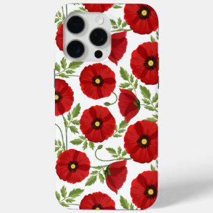 ポピー咲く楽しい夏の花 iPhone 15 PRO MAXケース