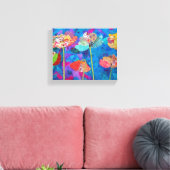 ポピー場 キャンバスプリント (インサイチュ (リビング))