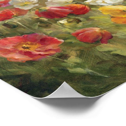 ポピー場 ポスター (角)