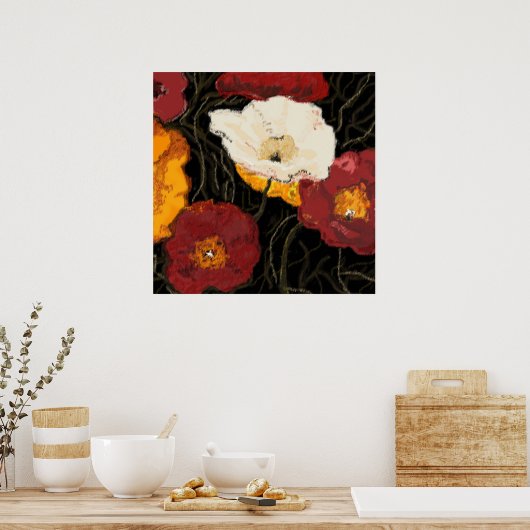 ポピー大 ポスター (キッチン)