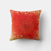 ポピー抽象芸術装飾用クッション クッション (裏面)