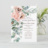 ポピー放射結婚線 招待状 (スタンド正面)